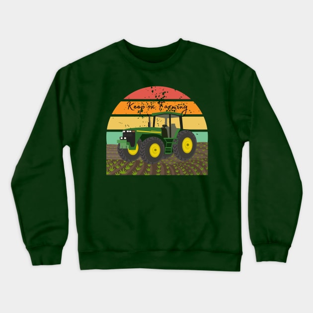 Tractor John deere Crewneck Sweatshirt by Country merch